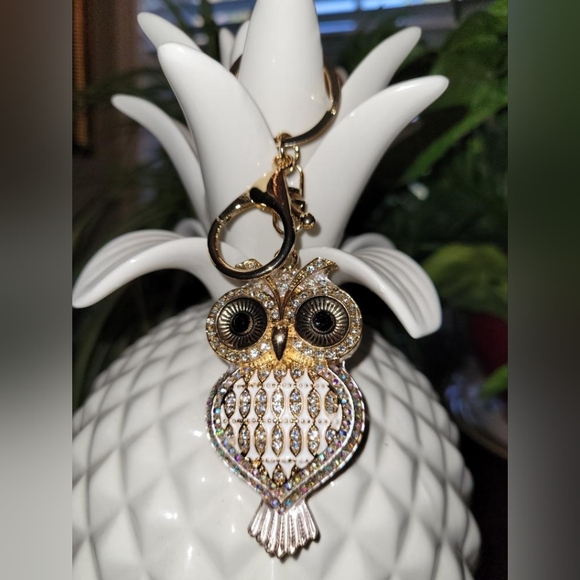 Bag Charm of Owl - Picture 3 of 4